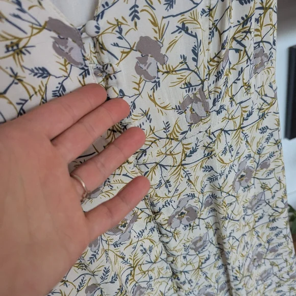 Free people soft floral dress mystic magnolia - Picture 5 of 9